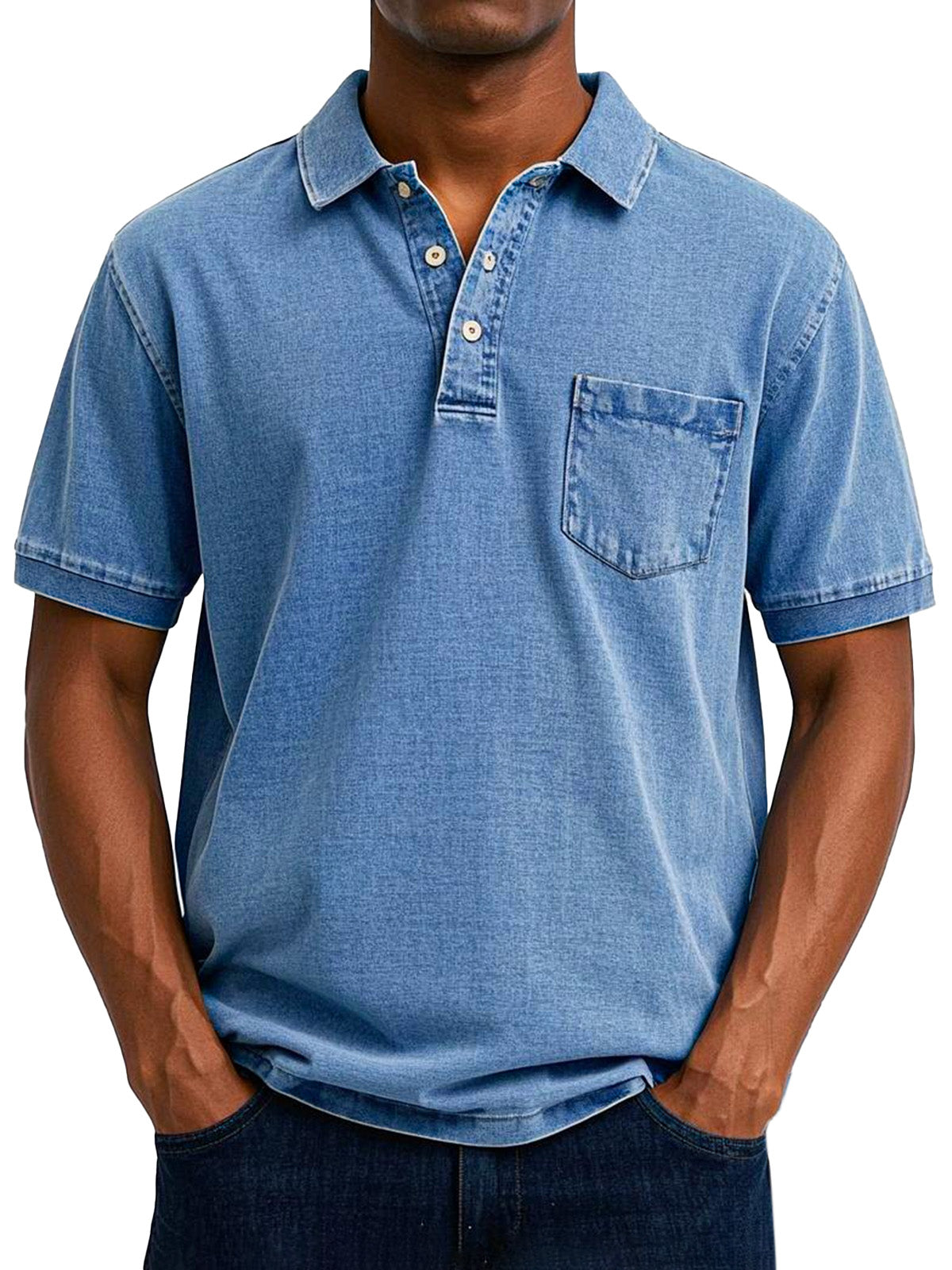 Lenoir™ - Vintage Casual Polo Shirt til Mænd