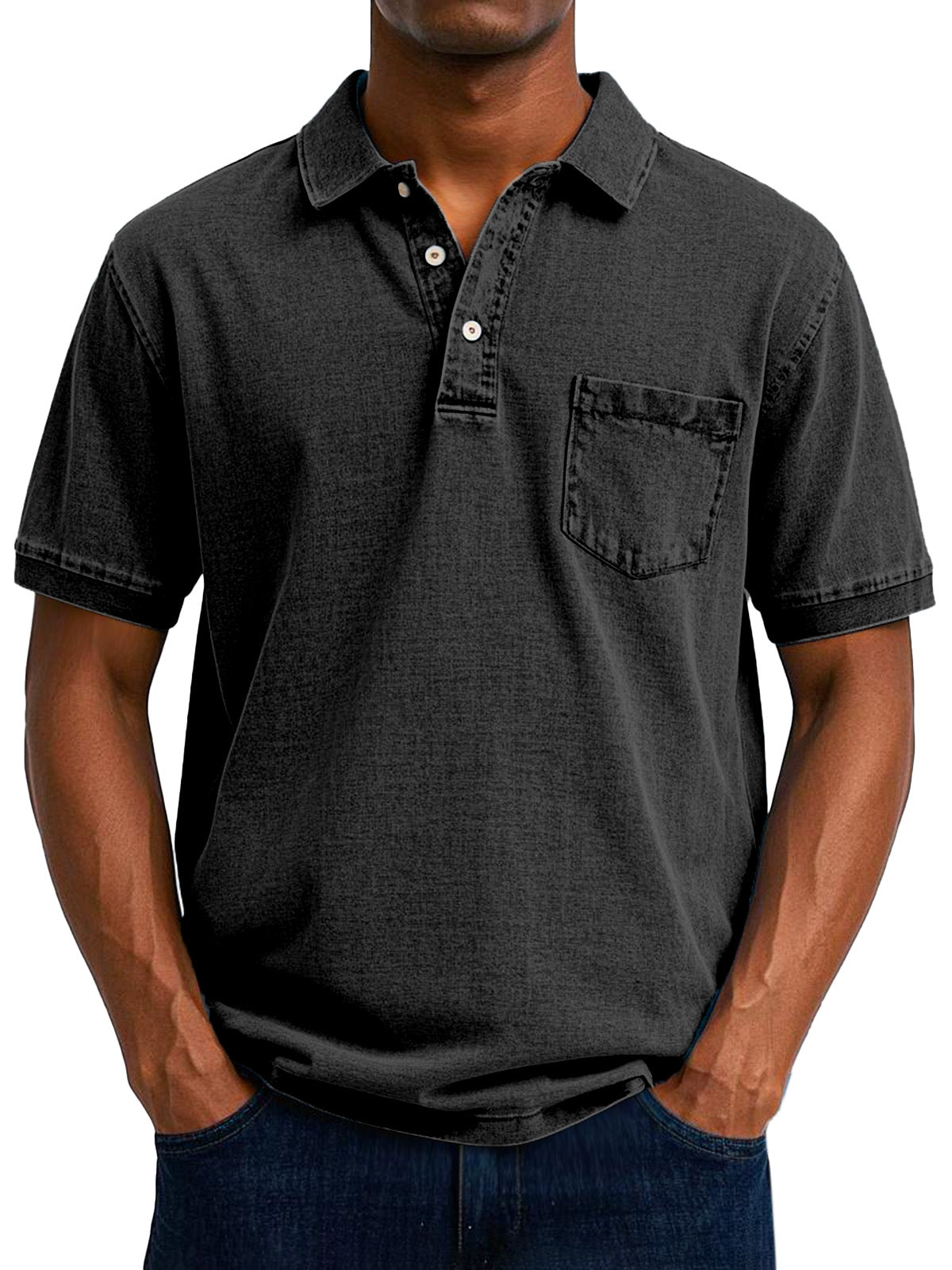 Lenoir™ - Vintage Casual Polo Shirt til Mænd