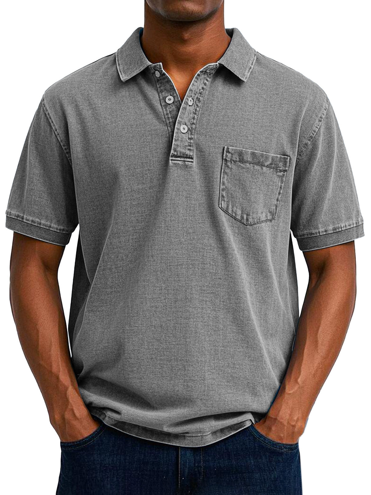 Lenoir™ | Vintage Casual Polo Skjorte til Mænd