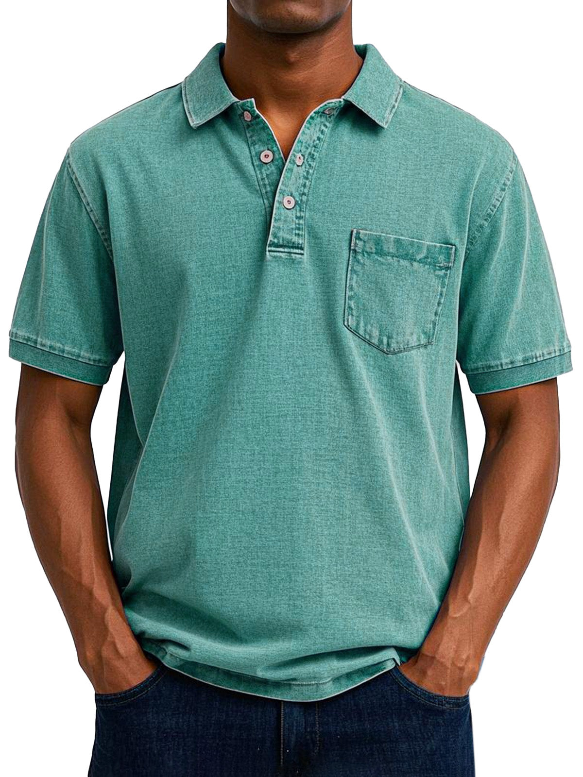 Lenoir™ | Vintage Casual Polo Skjorte til Mænd