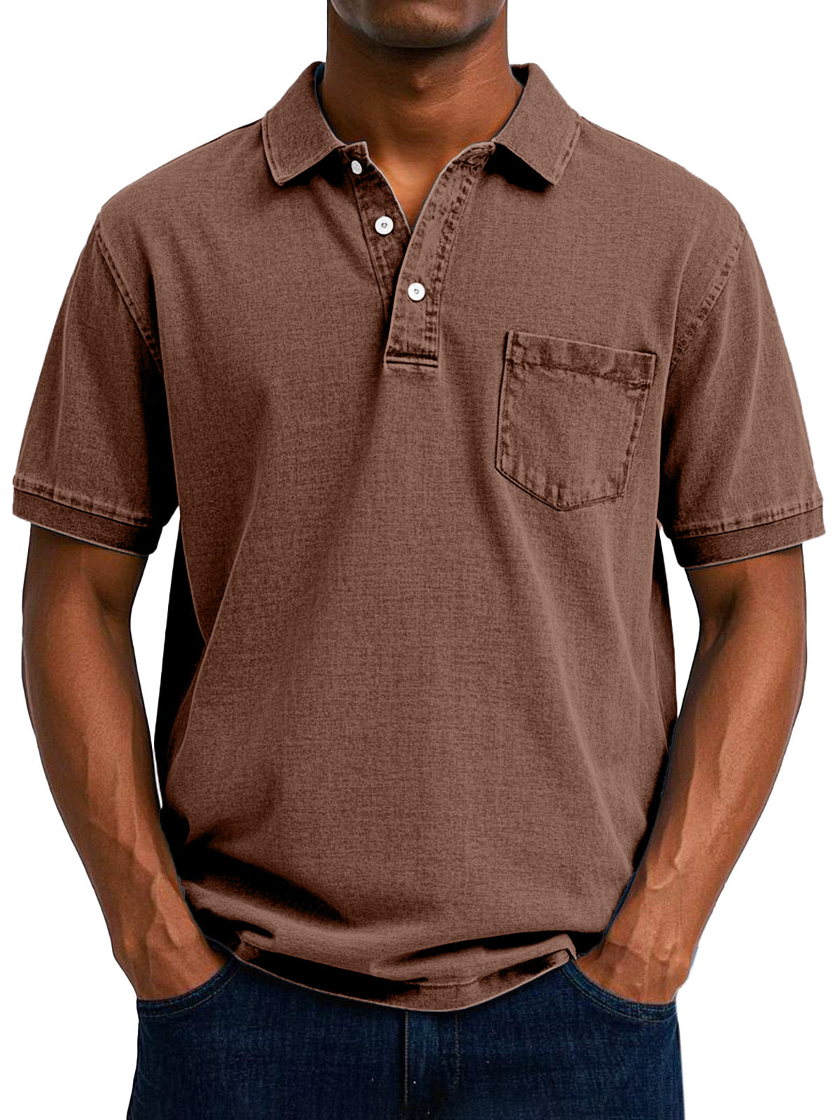 Lenoir™ - Vintage Casual Polo Shirt til Mænd