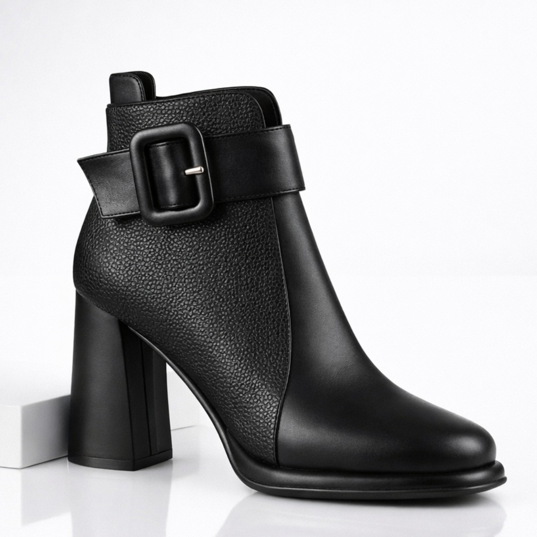 Harper Lane Pebblegrain Leather Boots