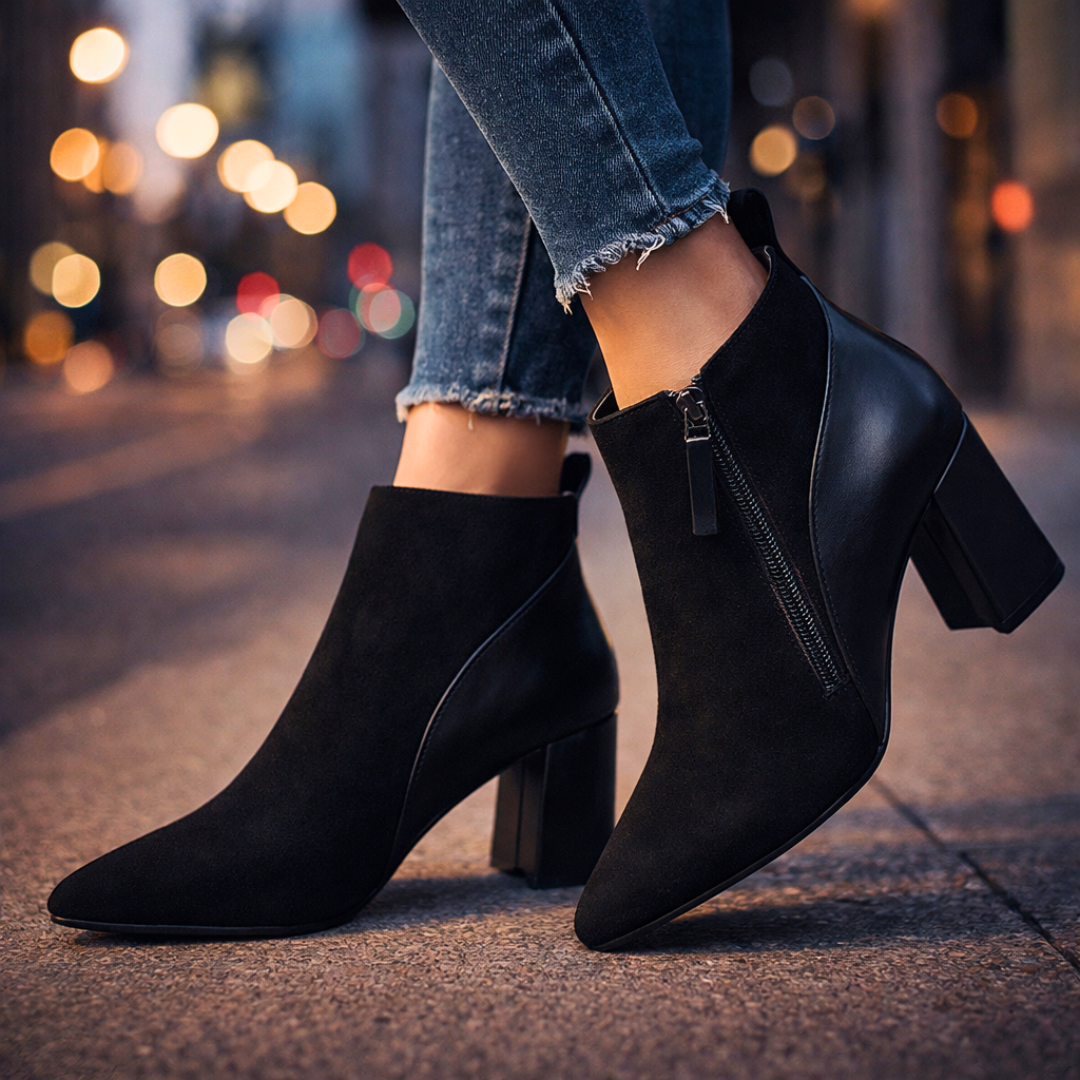 Odette Suede Ankelstøvler