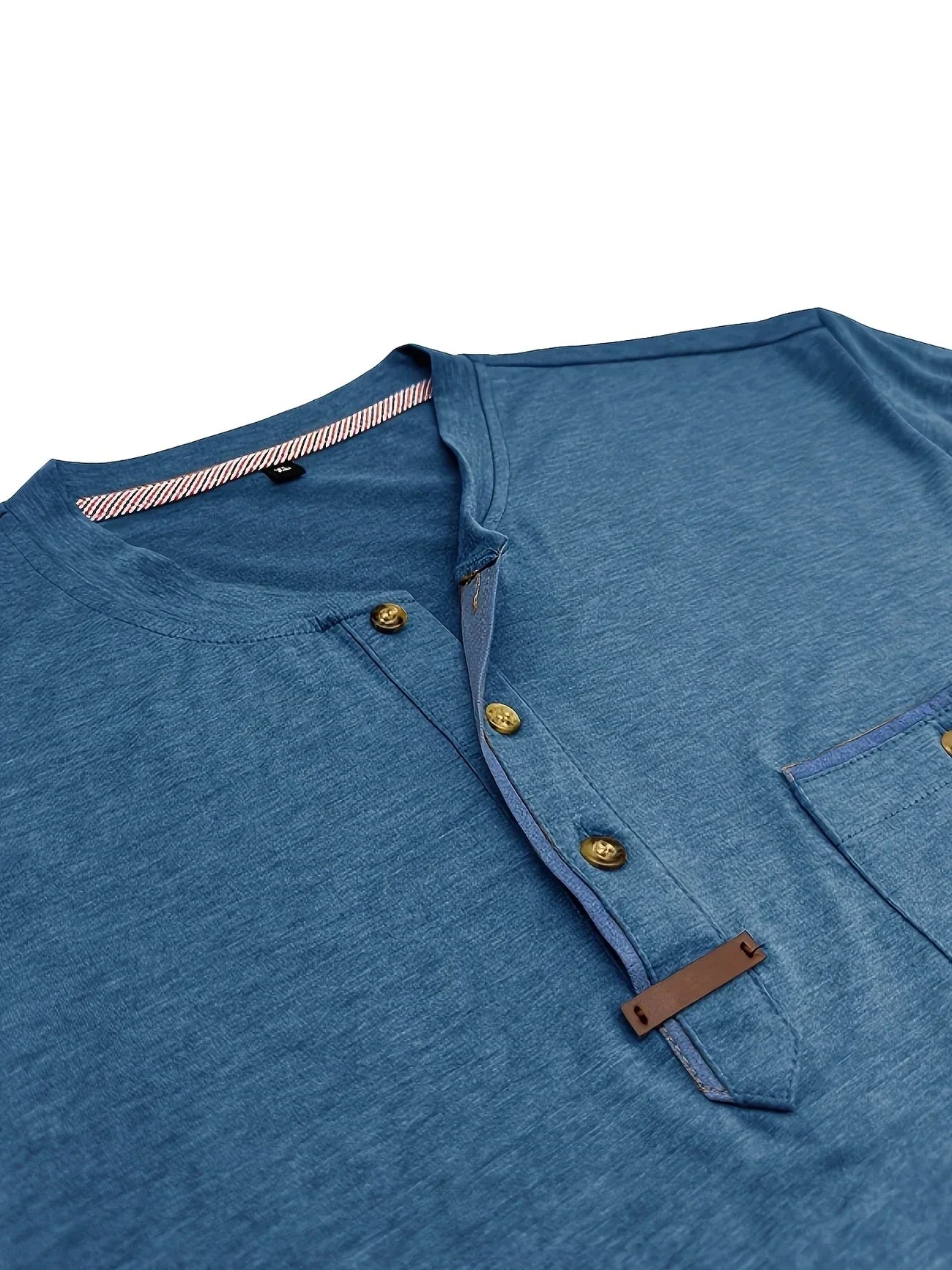 Lenoir™ | Elegant T-shirt med rund hals og lomme