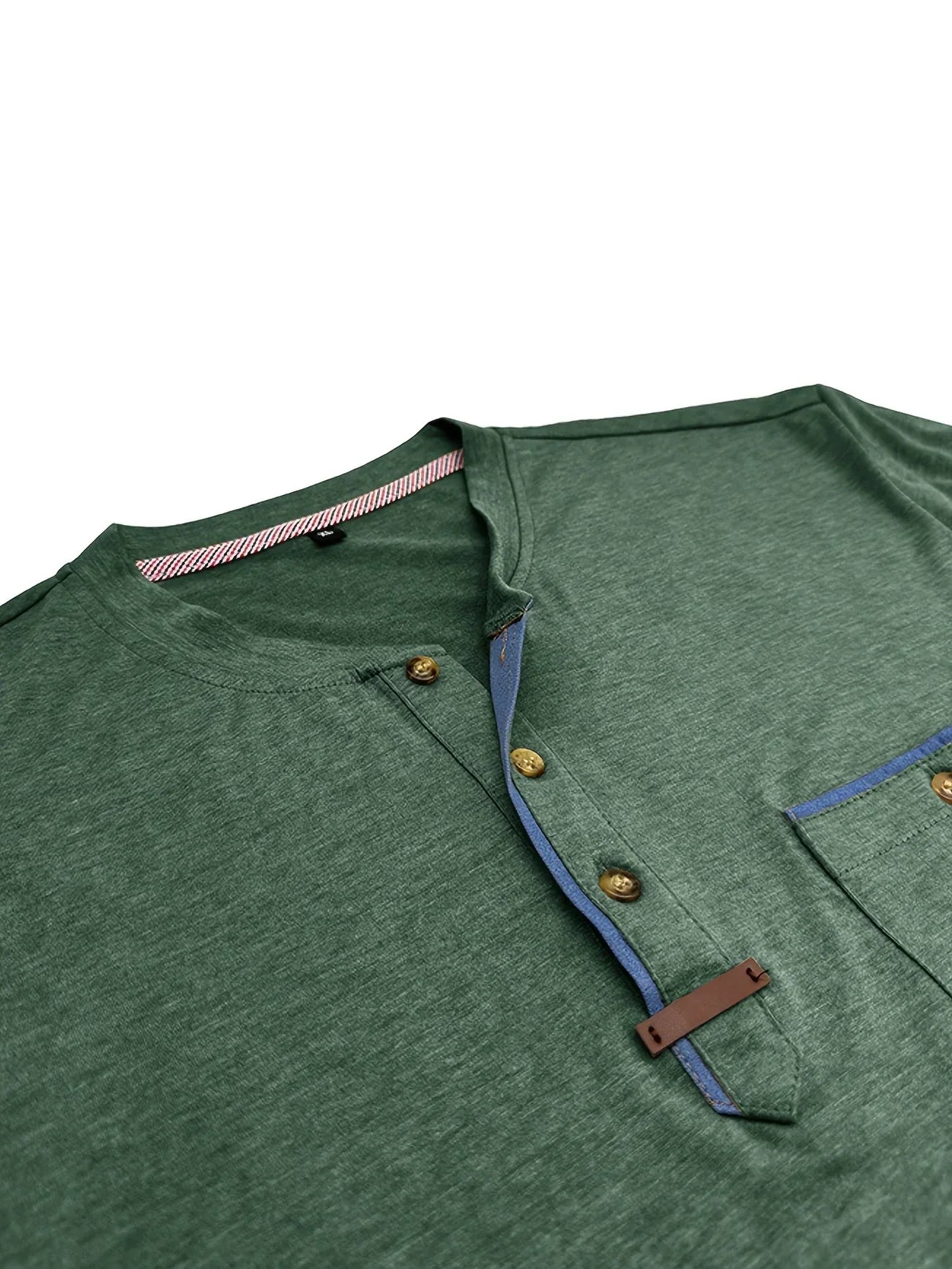 Lenoir™ | Elegant T-shirt med rund hals og lomme