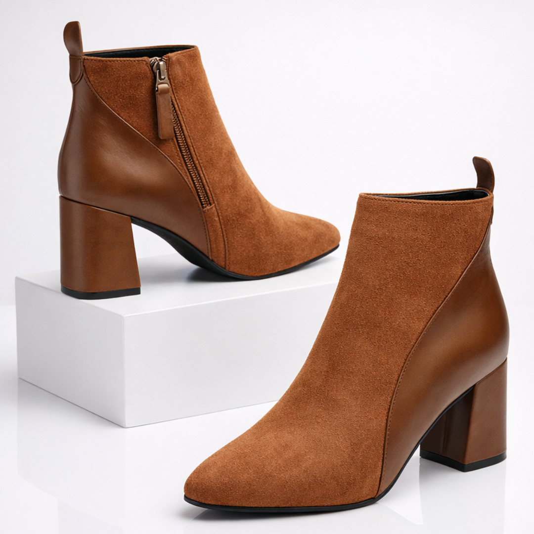 Odette Suede Ankelstøvler