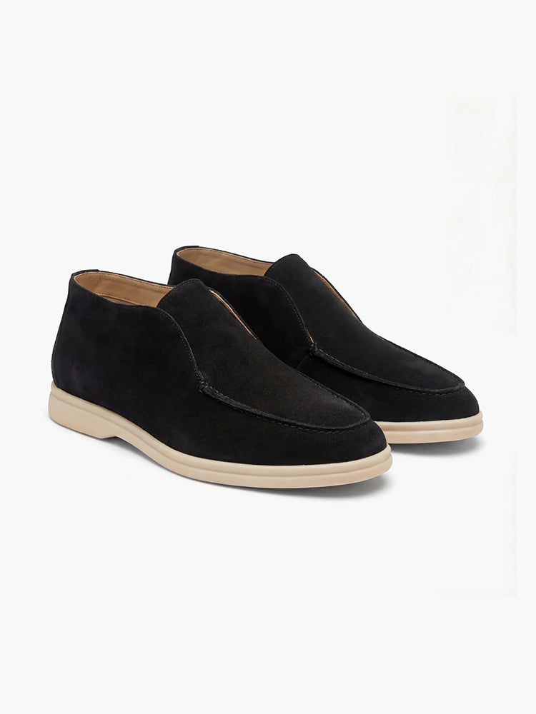 Gammel Penge Høj Suede Loafers