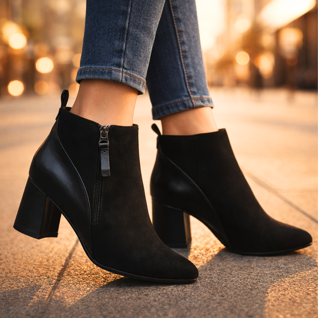 Odette Suede Ankelstøvler