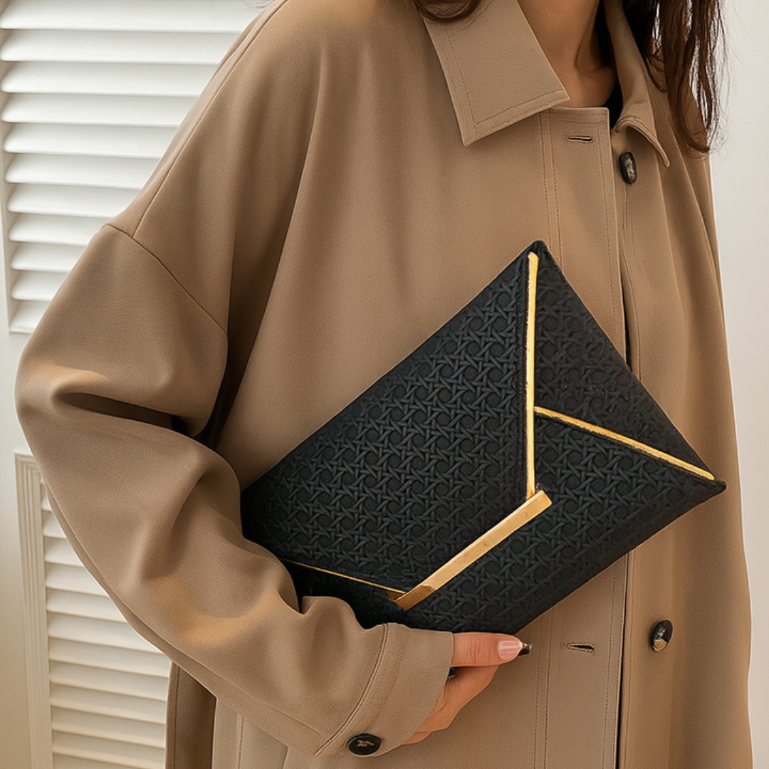 Den Gyldne Kuvert Clutch Taske