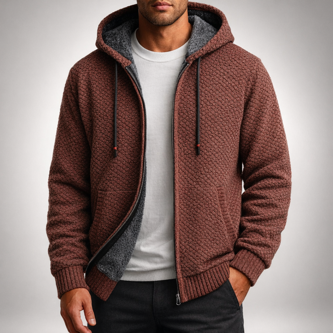Avalon Ridge Strikket Hoodie