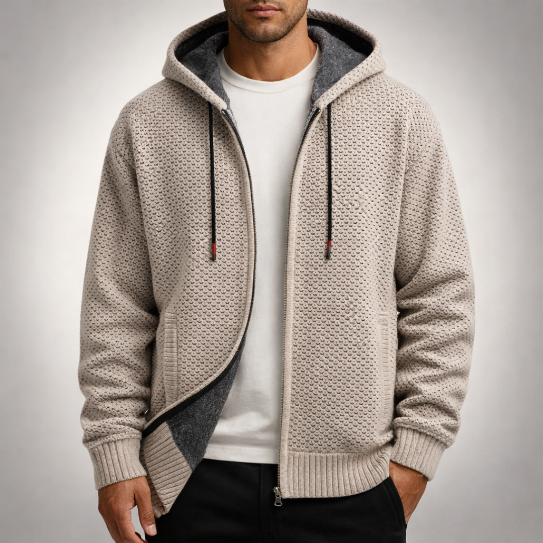 Avalon Ridge Strikket Hoodie