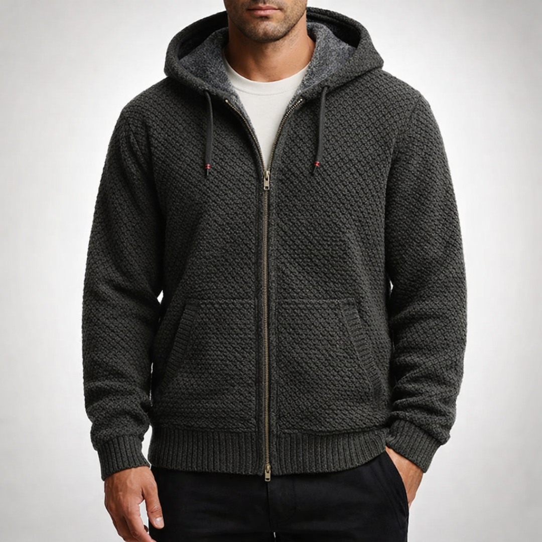 Avalon Ridge Strikket Hoodie