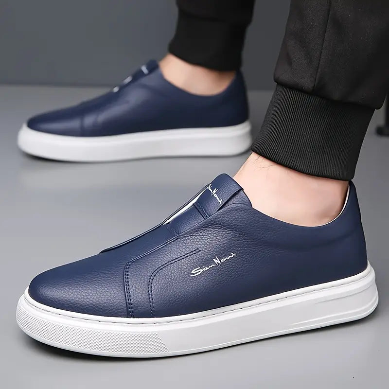 Læder Slip-On Sko