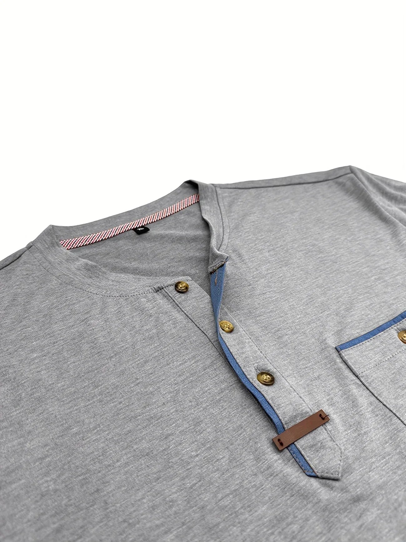 Lenoir™ | Elegant T-shirt med rund hals og lomme