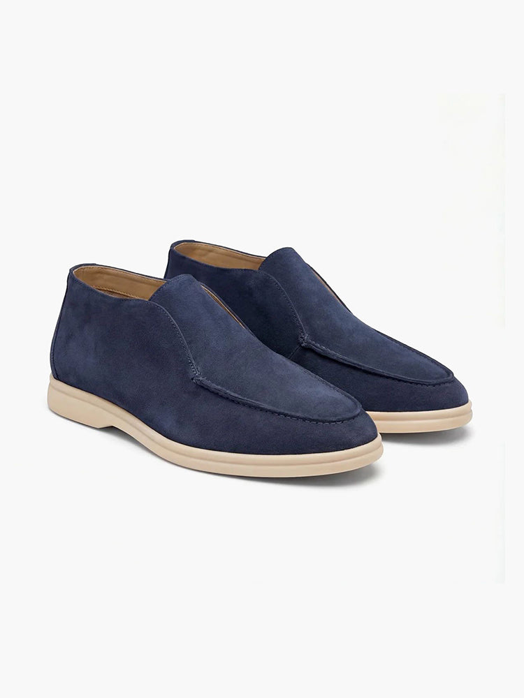 Gammel Penge Høj Suede Loafers