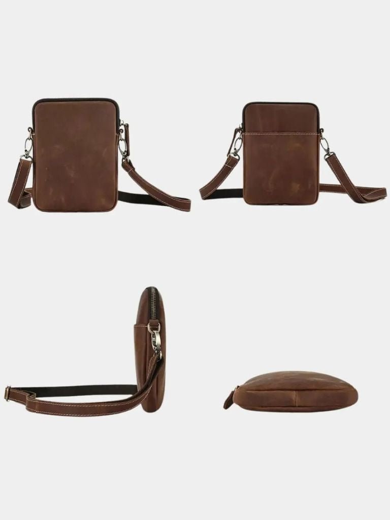 Carl™ | Minimalistisk Læder Skuldertaske