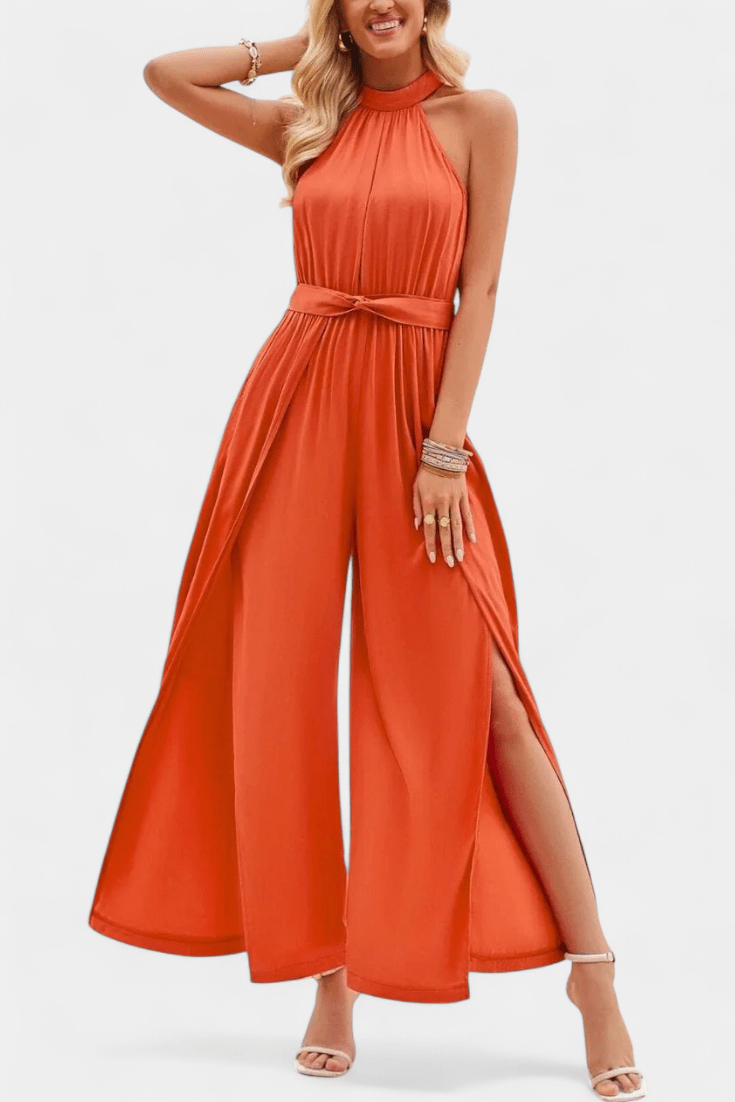 Jumpsuit med én skulder