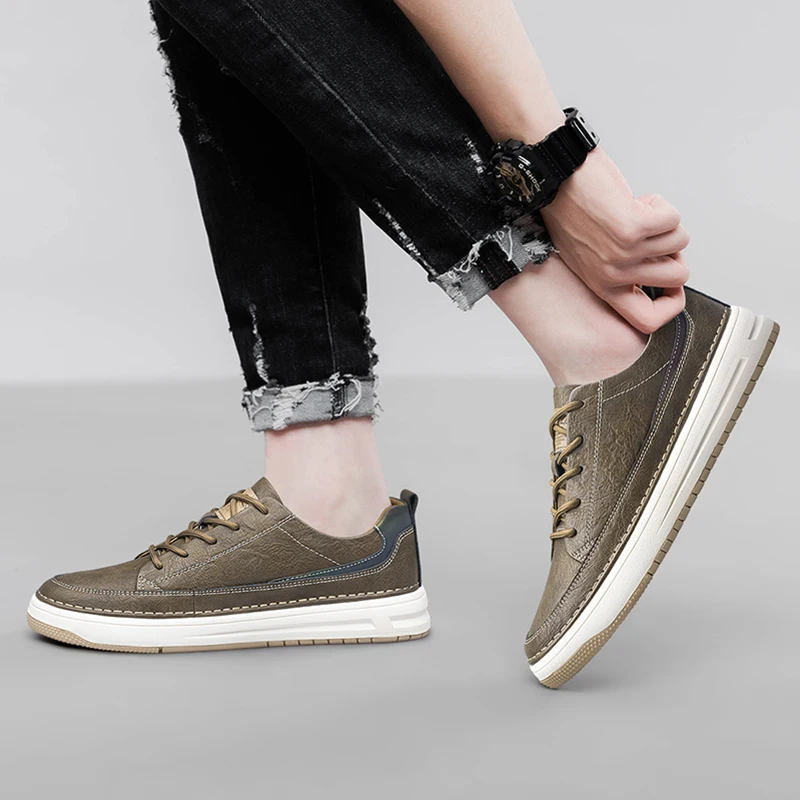 Klassiske Læder Sneakers