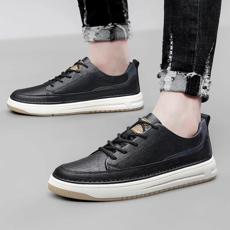 Klassiske Læder Sneakers