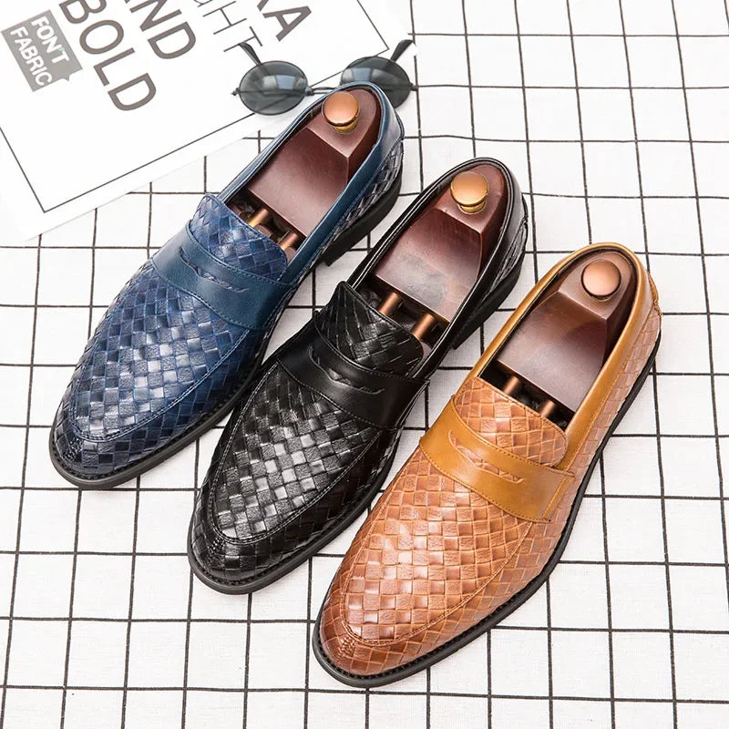 Elegant Vævede Loafers