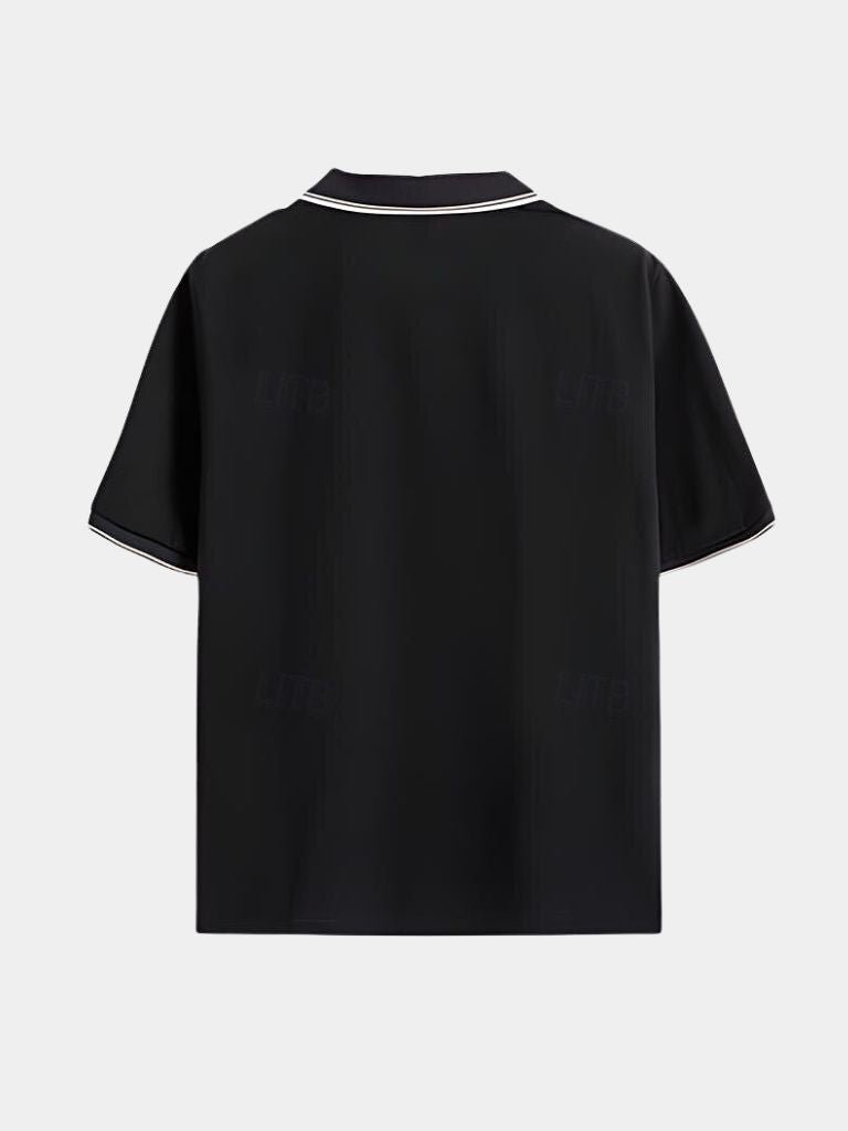 Noir V-hals Polo
