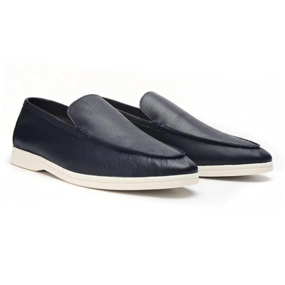 Kuhud Læder Loafers