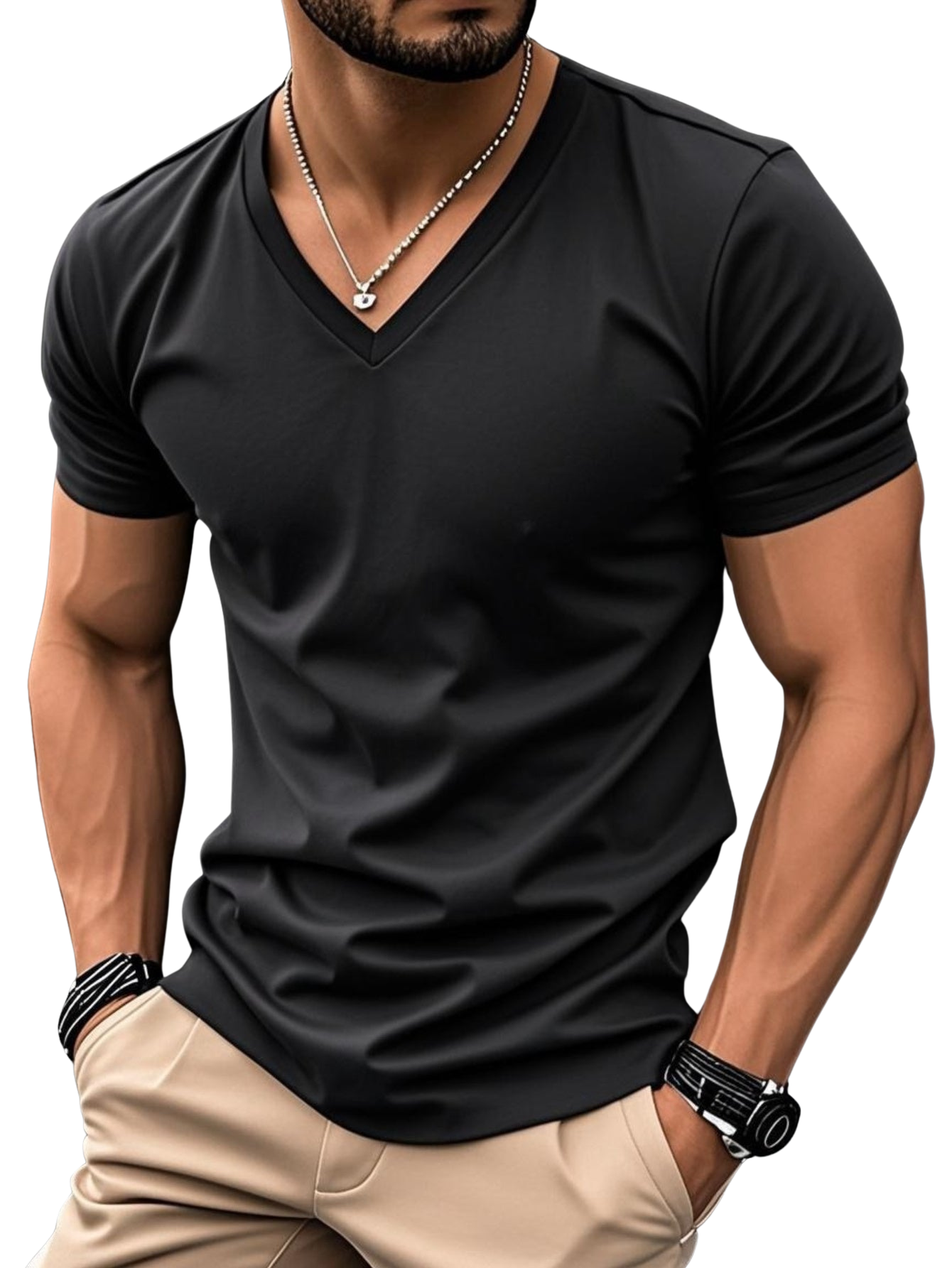 Lenoir™ | Stilet T-shirt med korte ærmer