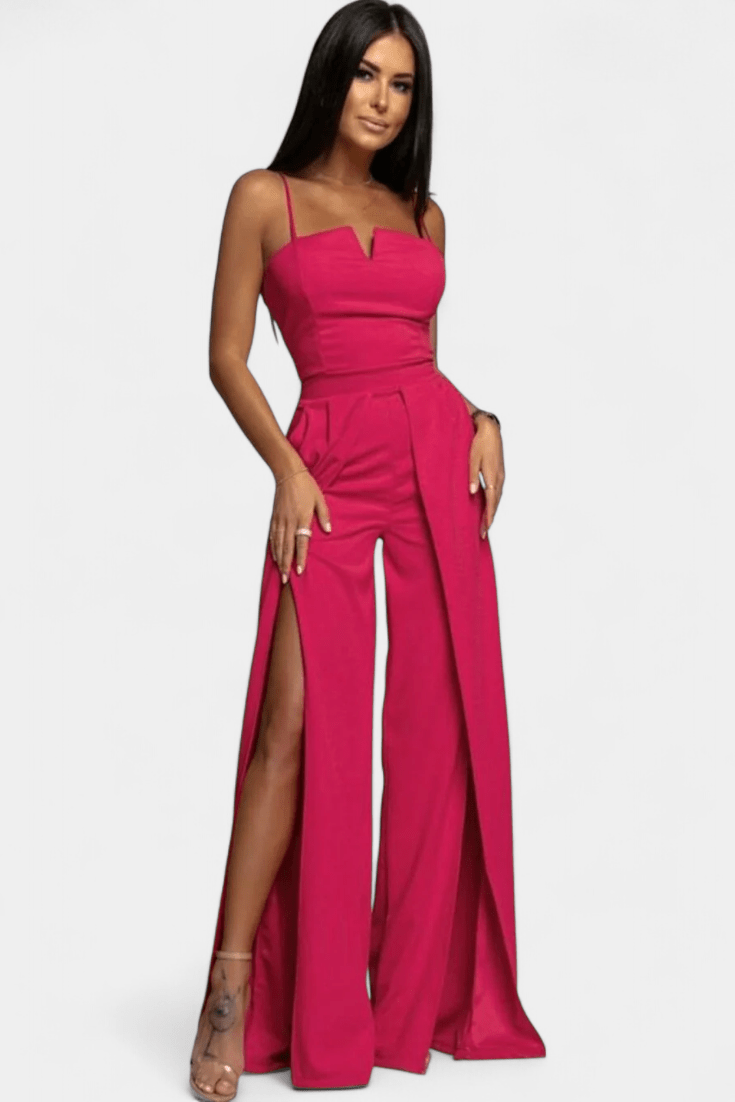 Jumpsuit med tynde stropper