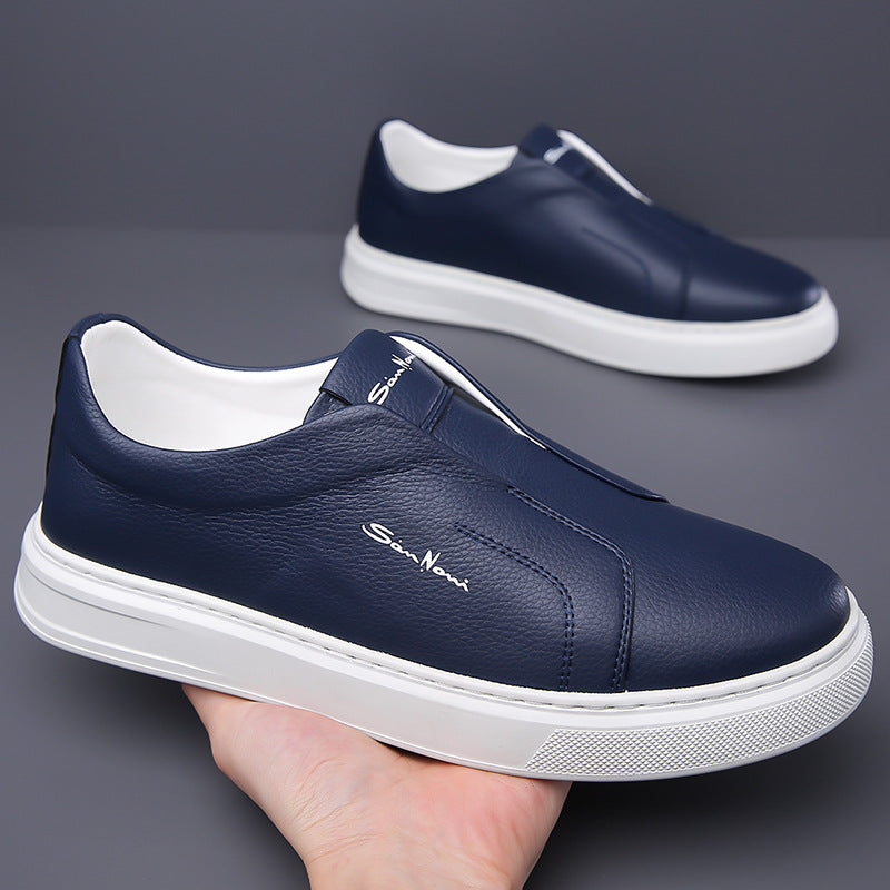Læder Slip-On Sko
