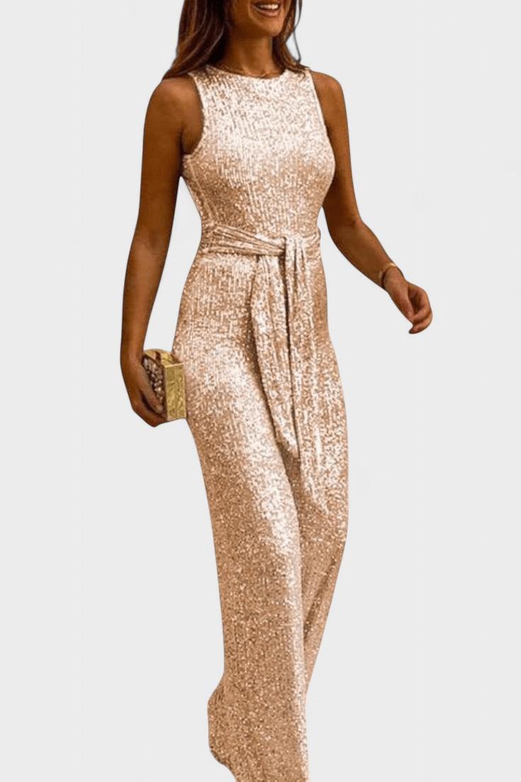 Jumpsuit med palietter