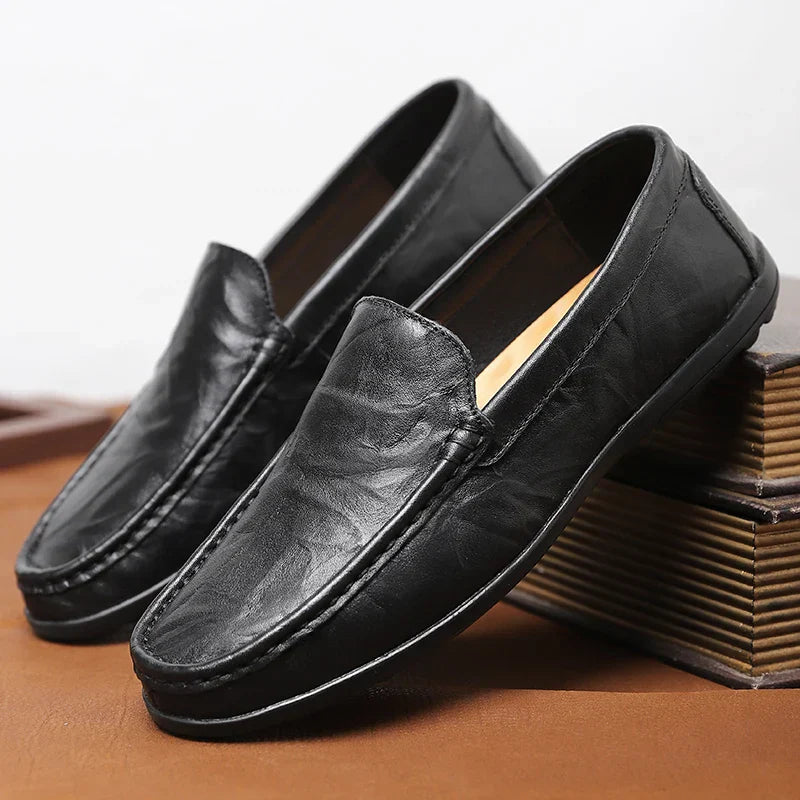 Herre Autentiske Læder Loafers