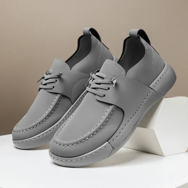 Klassiske Italienske Lædersneakers