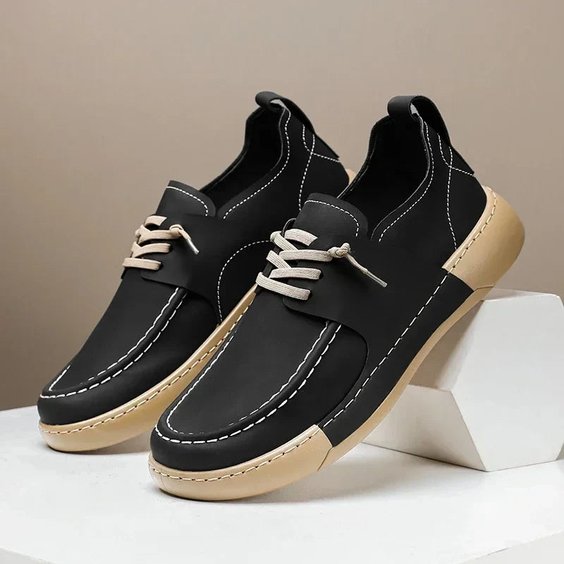 Klassiske Italienske Lædersneakers
