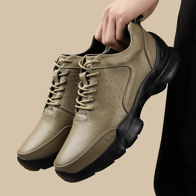 Ægte Læder Sneakers fra Brex