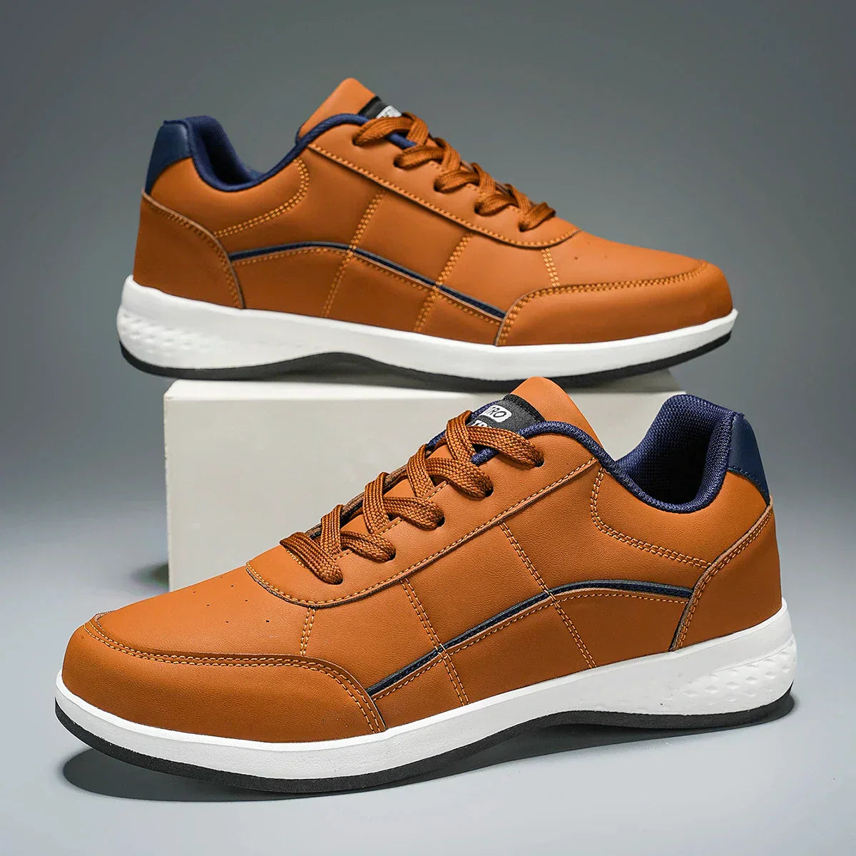 Stilfulde Lædersneakers