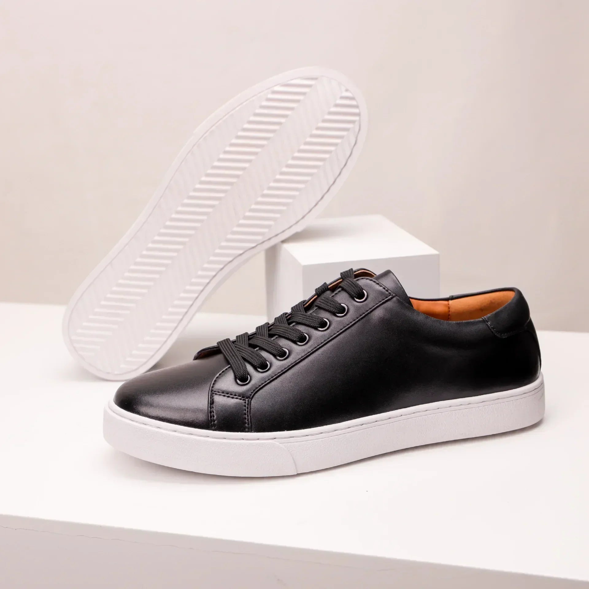 Ægte Læder Sneakers