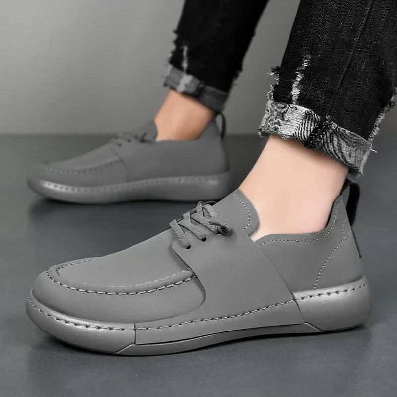 Klassiske Italienske Lædersneakers