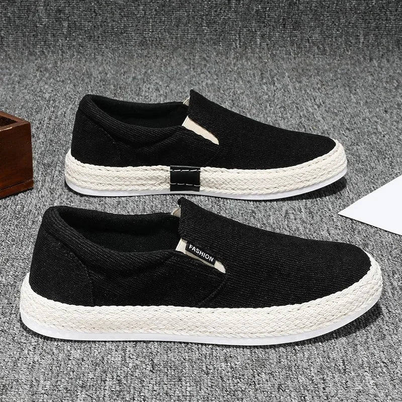 Elegant Canvas Slip-On Sko