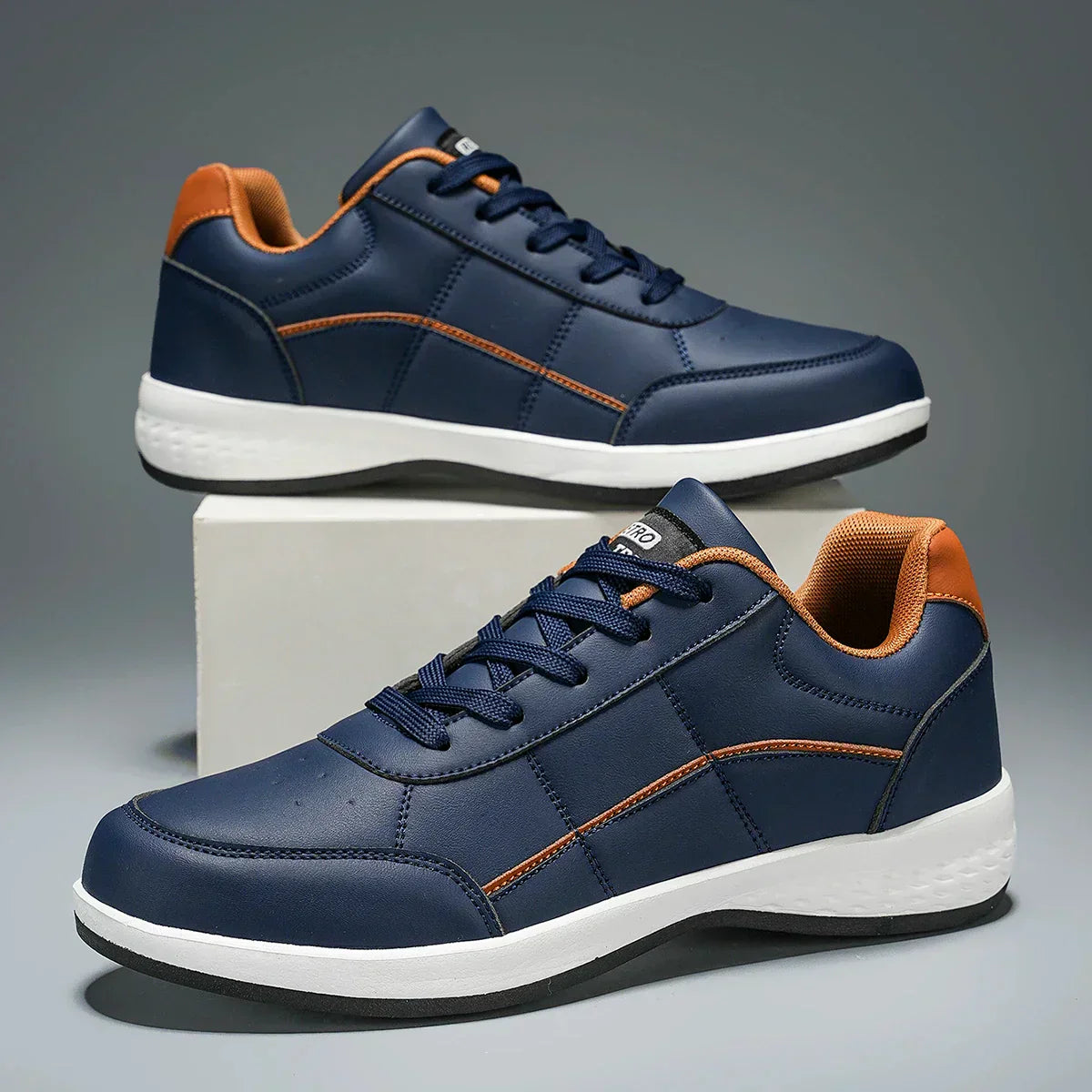 Stilfulde Lædersneakers