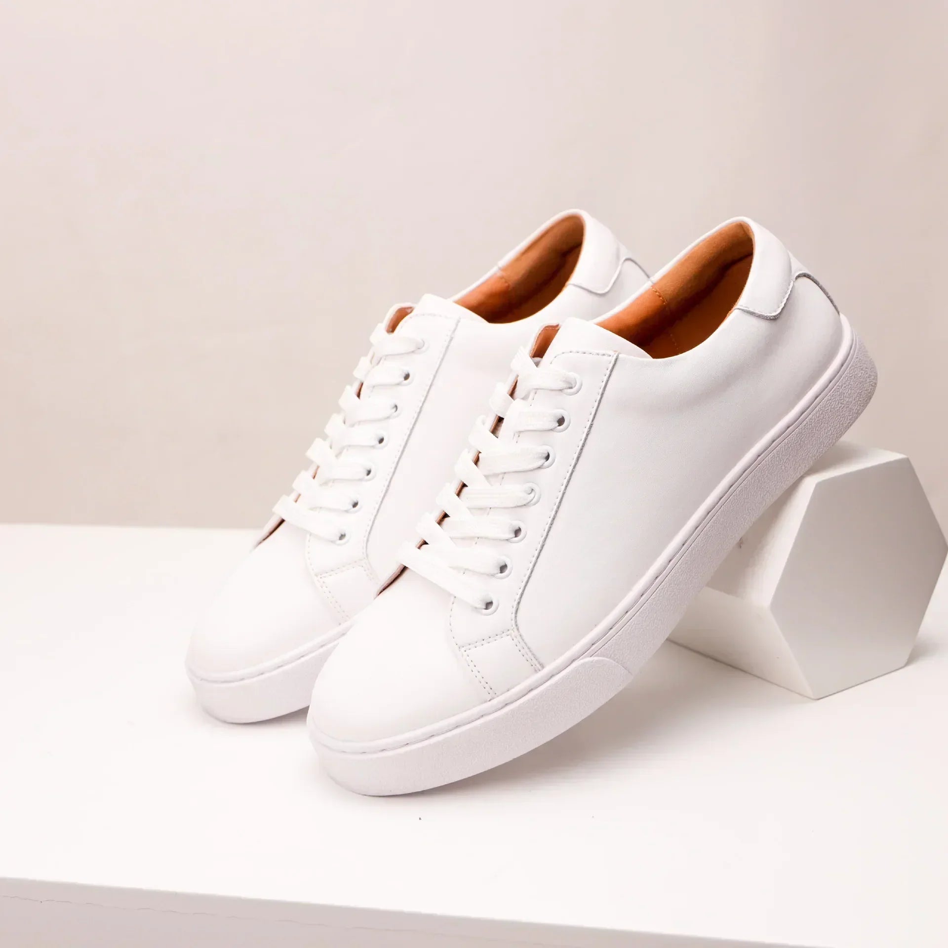 Ægte Læder Sneakers