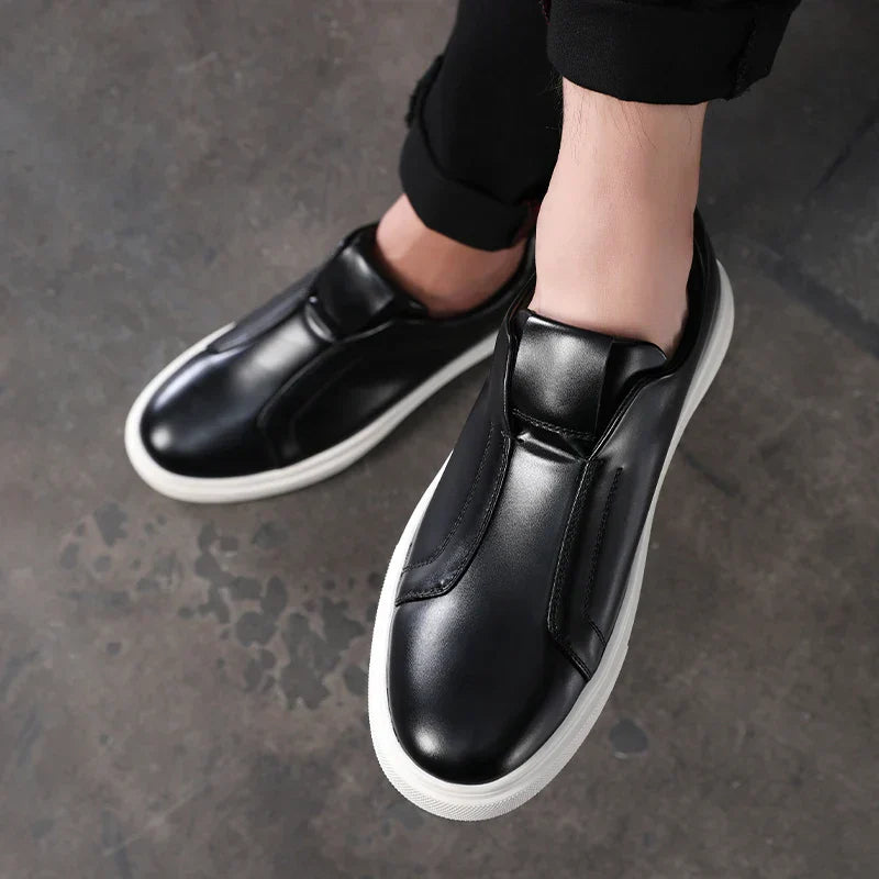 Casual Læder Slip-On Sko