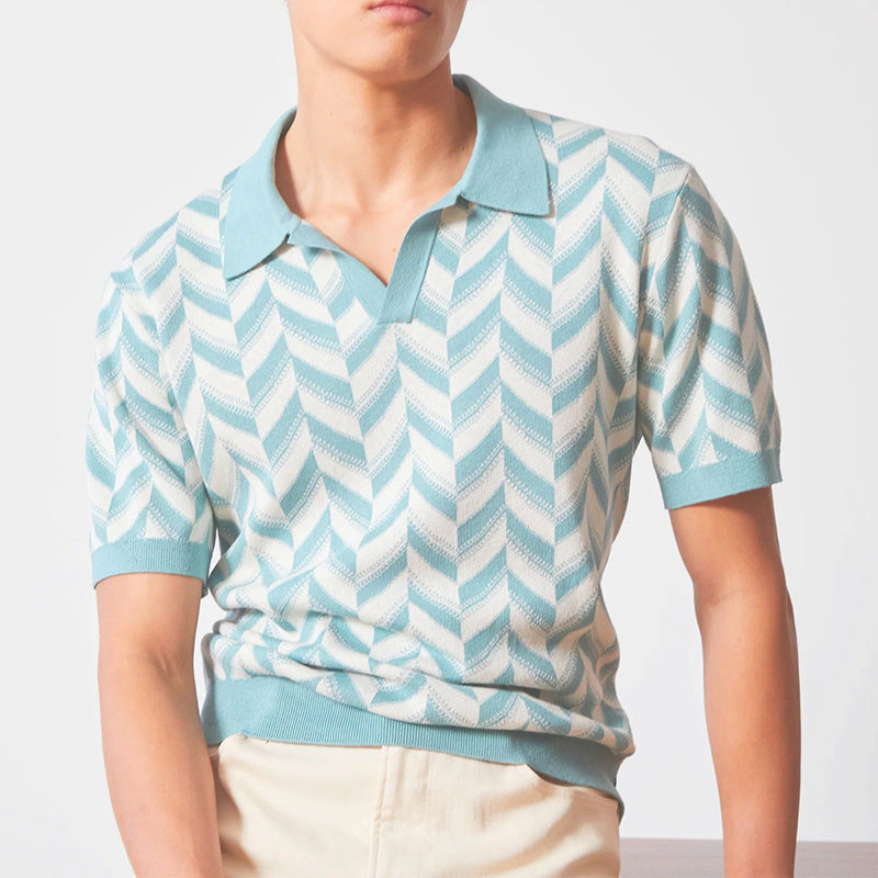 Lenoir™ | Polo med V-hals