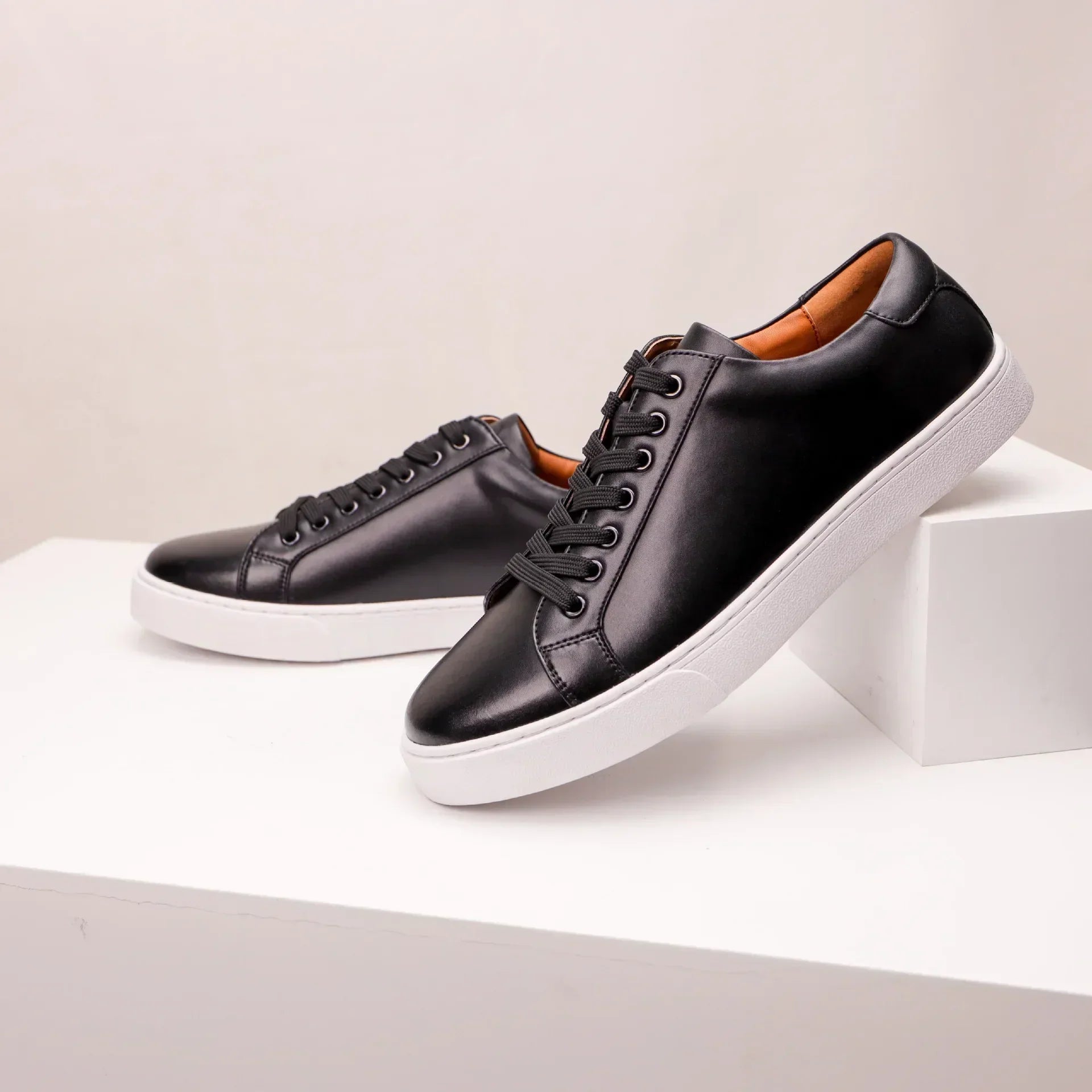 Ægte Læder Sneakers