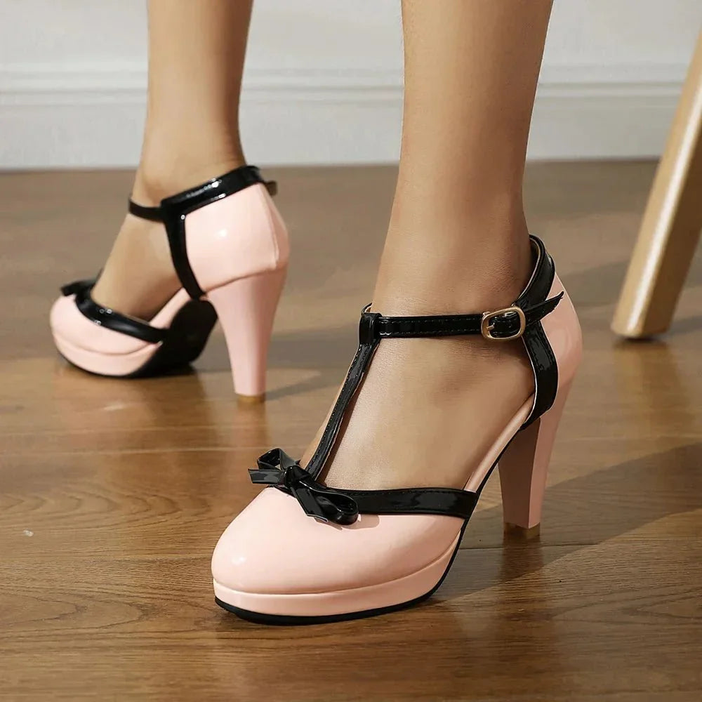 Vivienne T-Strap Hæle