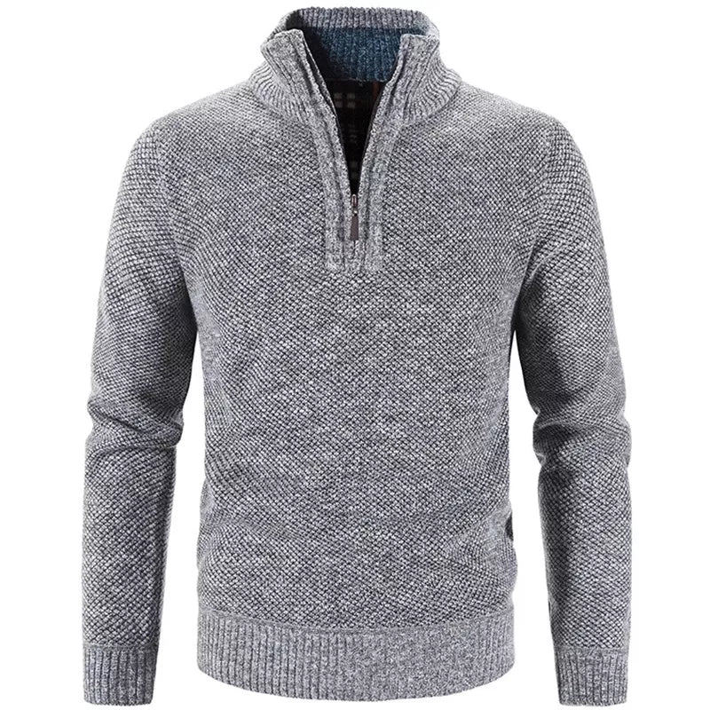 Lenoir™ | Pullover med halv lynlås