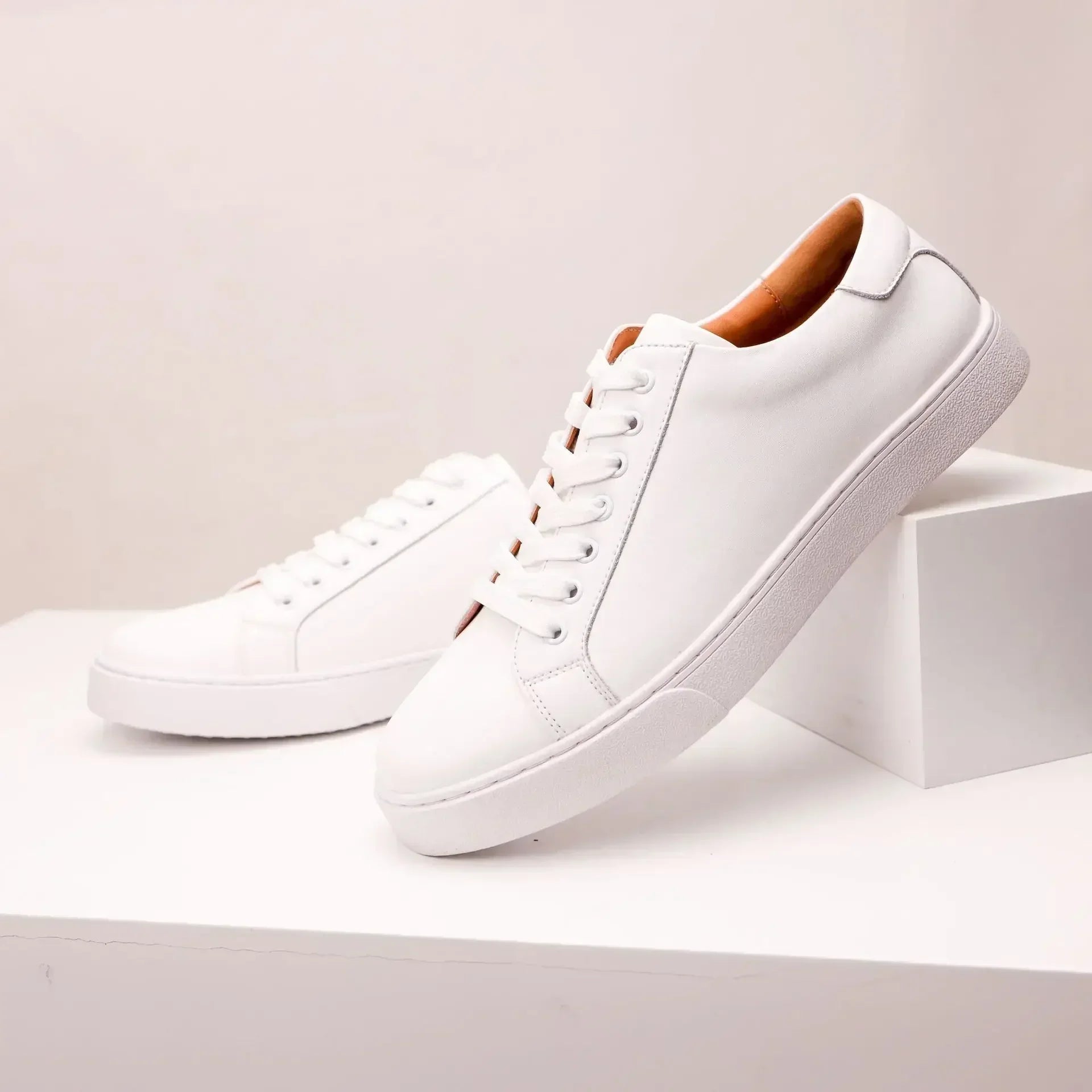 Ægte Læder Sneakers
