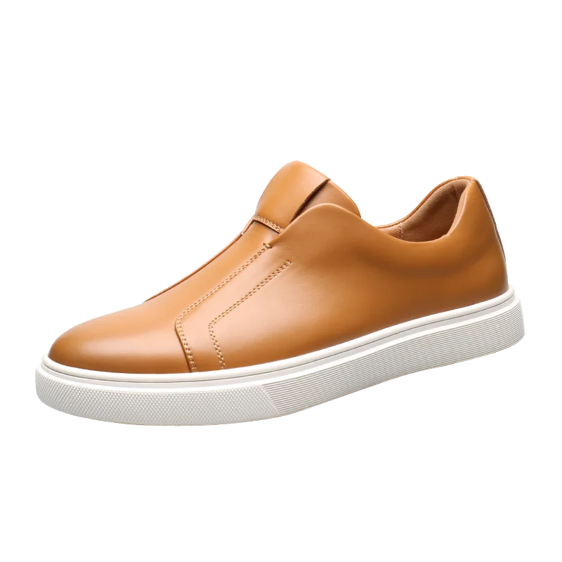 Casual Læder Slip-On Sko
