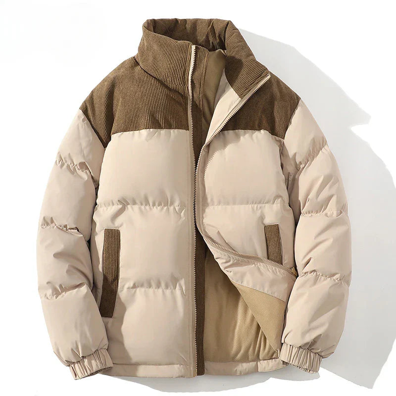 Avalon Ridge Corduroy Puffer Jakke