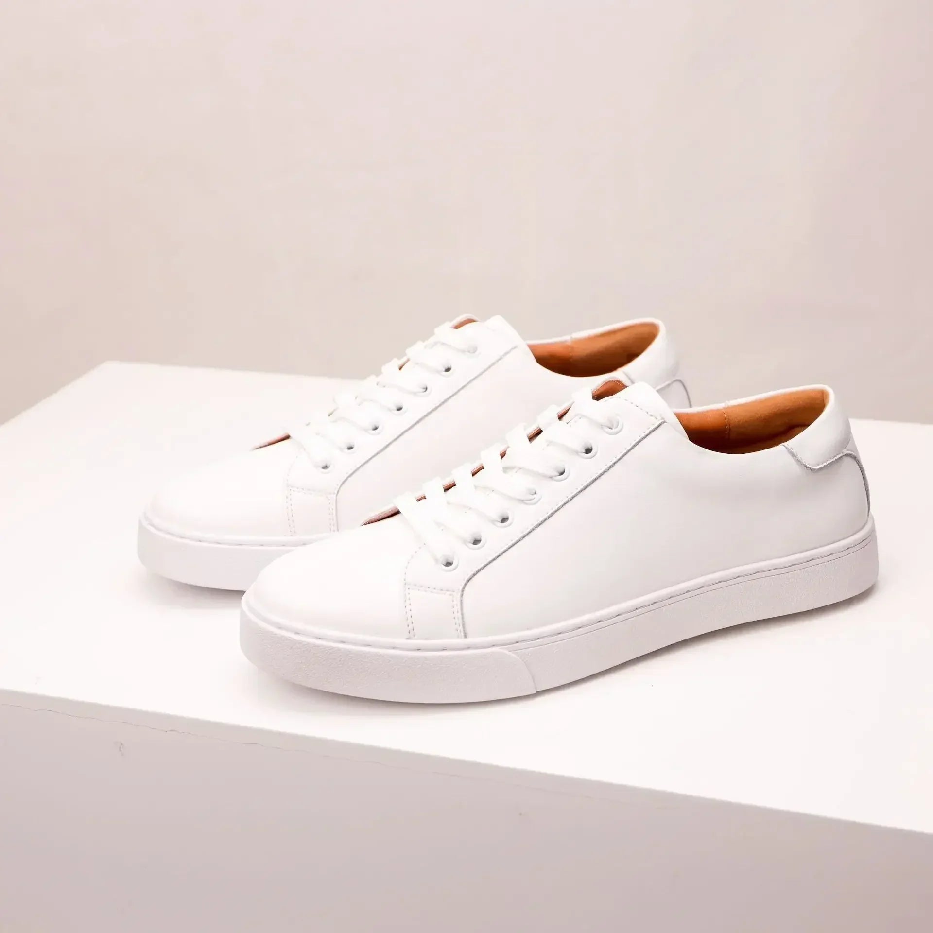 Ægte Læder Sneakers