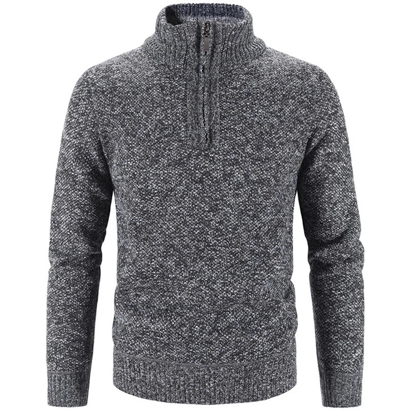 Lenoir™ | Pullover med halv lynlås